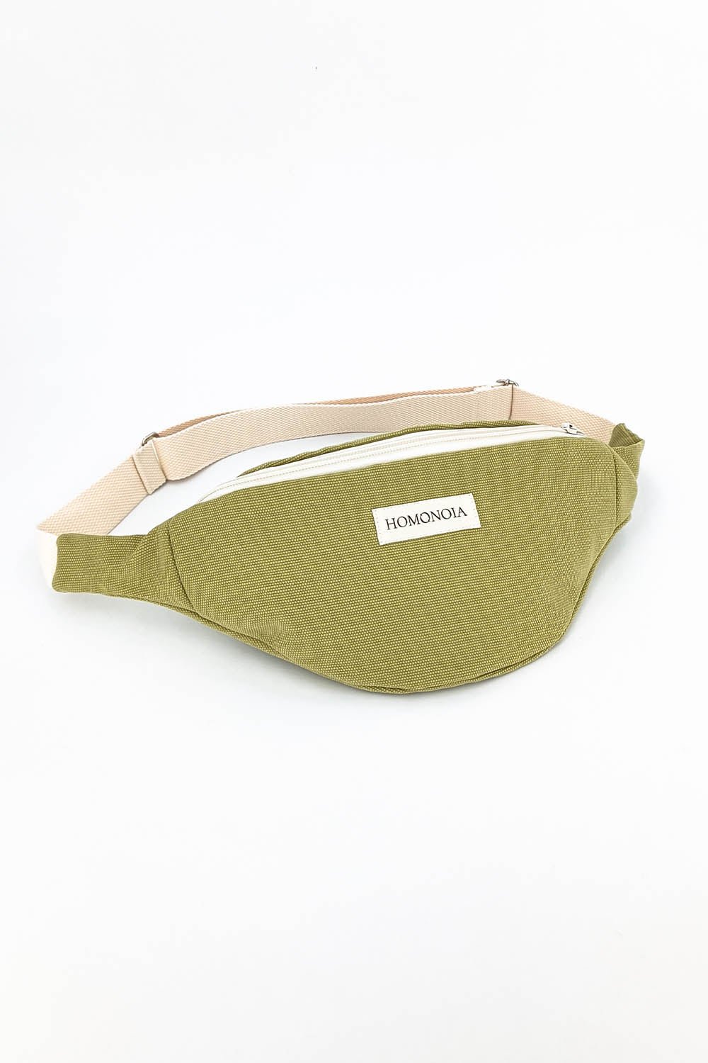 Banane Simone en coton vert amande