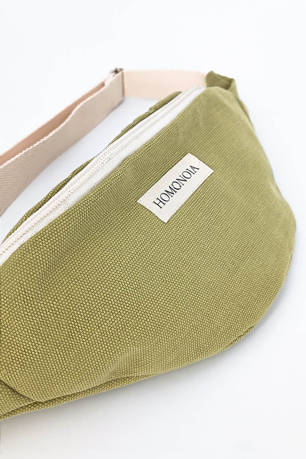 Banane Simone en coton vert amande