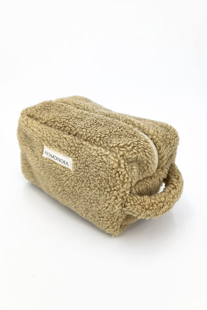 Trousse de toilette Rosa moumoute beige