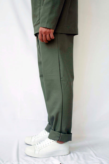 Pantalon cargo kaki